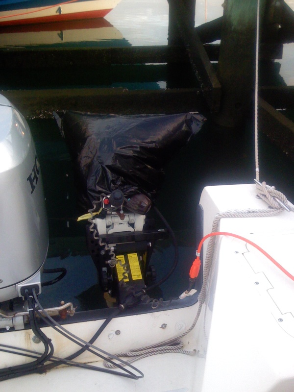 Kicker "Tented" w/Hefty bag and inflated with hair dryer
