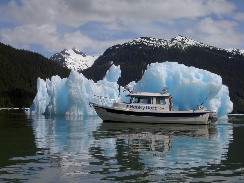 laconte glacier ice burg