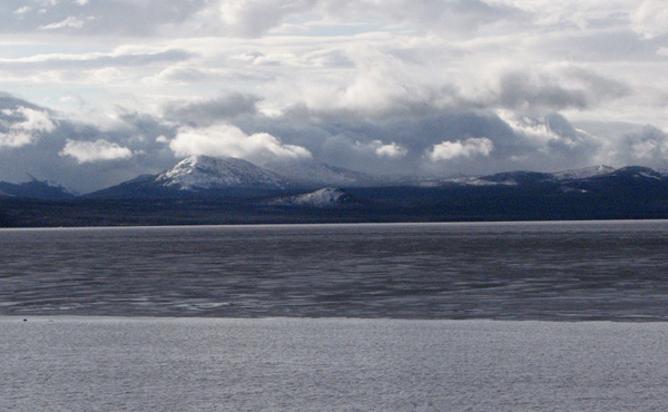 Lake still iced in (May 28)