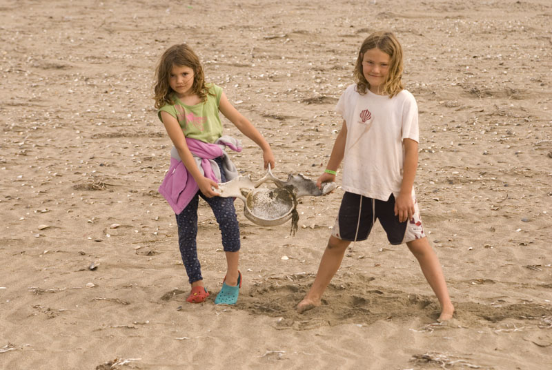 Las Ballenas. Beach combing on the pacific side of the Mag Bay barrier islands. Whale bones, dolphin skulls, sea turtle shells and a lots of other surprises.
