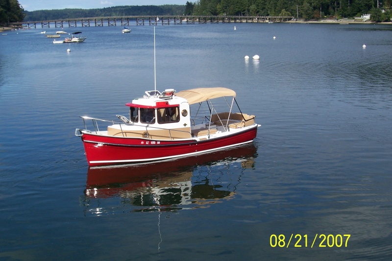 Launch at Grapeview, WA for our first "solo" cruise