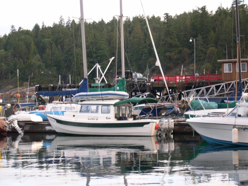 Launched and ready to cruise at Lund for the 2005 Desolation Sound Cruise