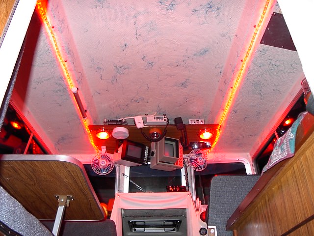 LED Lights in Cabin-"on" with photoflash