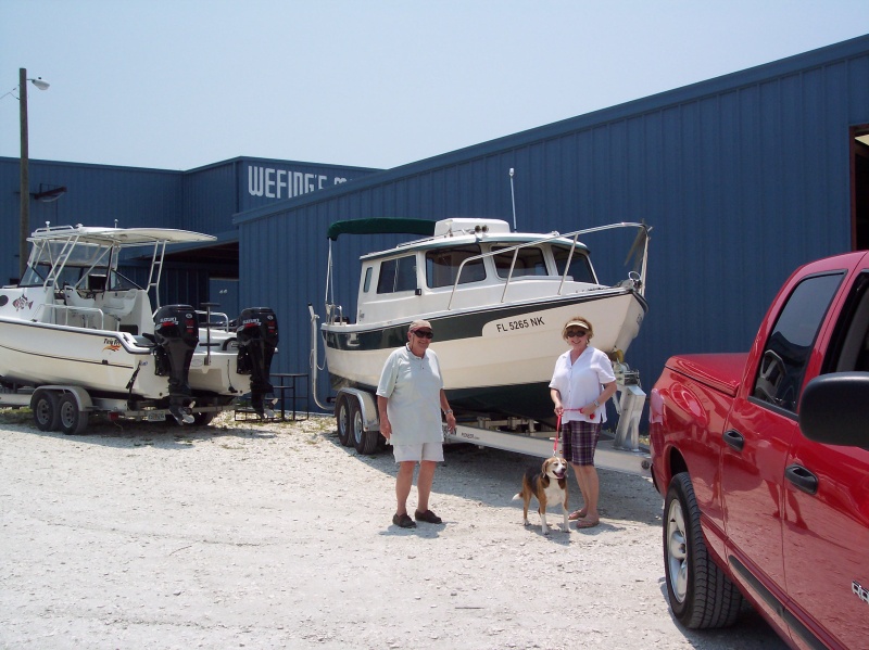 Left to right, Captain, Commander and Admiral- proud new owners
