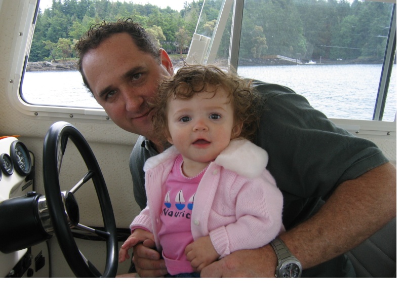 Lili at the helm