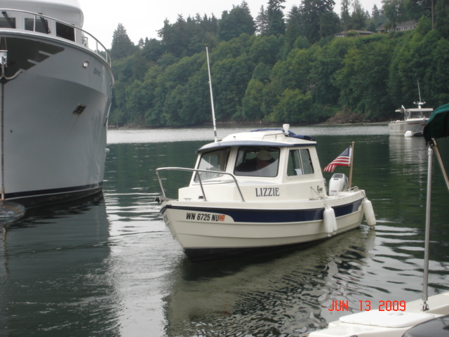 LIZZIE exiting from Langley