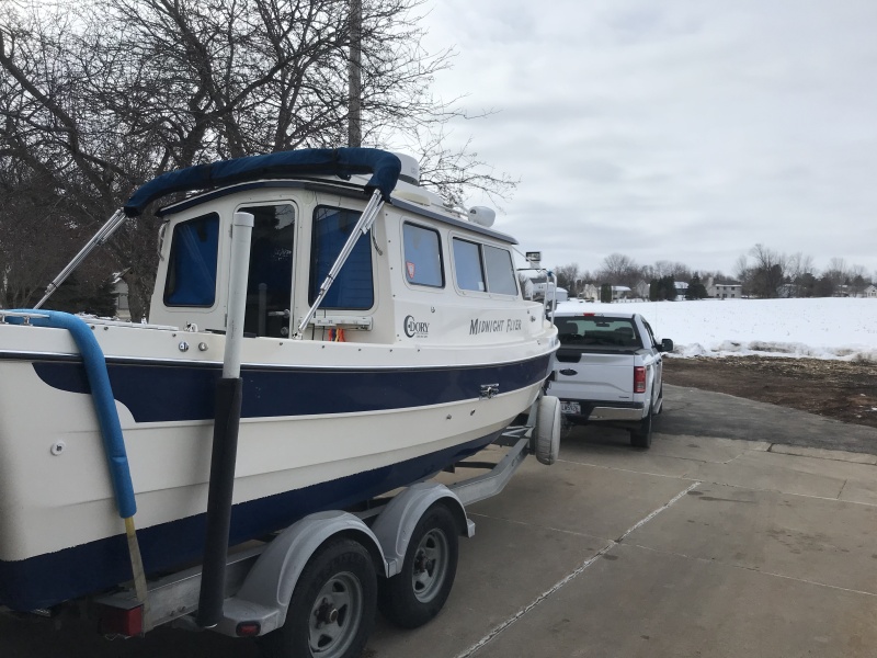 Loaded up and ready to leave the snow and cold of Wisconsin for the warm and sun of Florida!