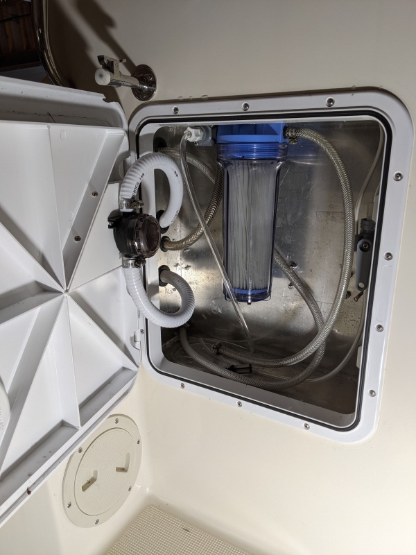 Location for watermaker