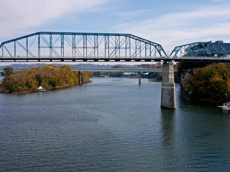 Looking Upstream from Chatanooga city dock