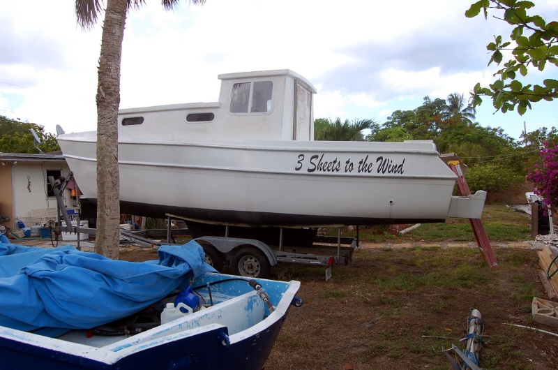 Luger 27 Fairwinds on its way to becoming a motor sailer....or cruiser.