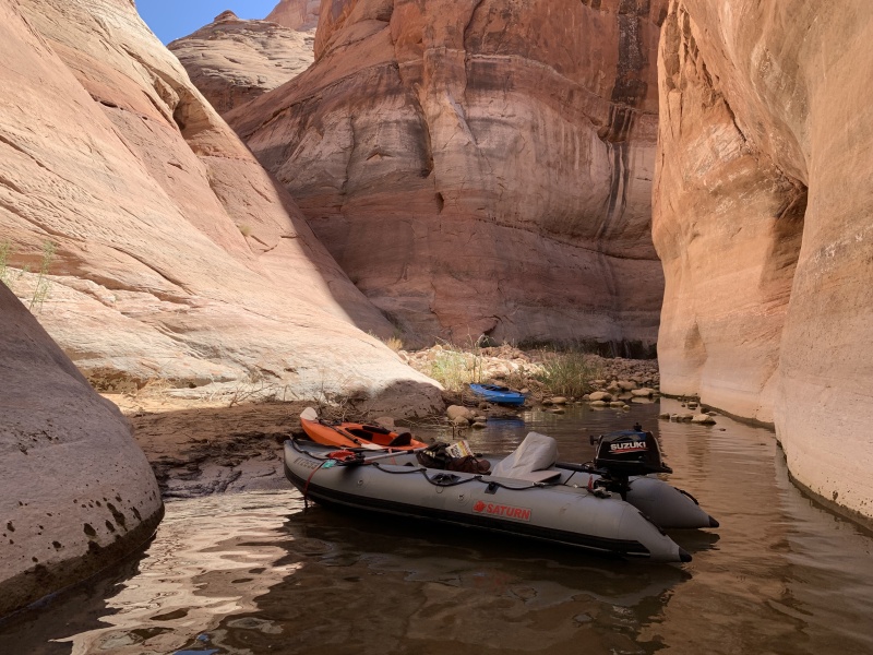 Made it to the end of Secret Canyon this year.