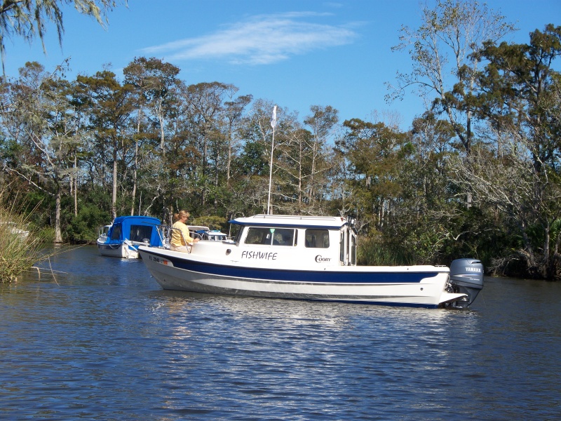 Make a run for it Papillon..Fishwife will provide a floating roadblock.