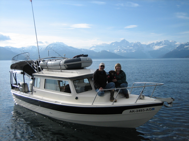 Mark & Roz taking a break on the ShiRoz
