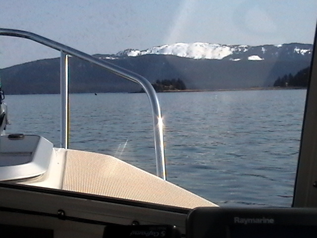 Marmon Island - South Gastineau Channel - Admiralty Island in the background