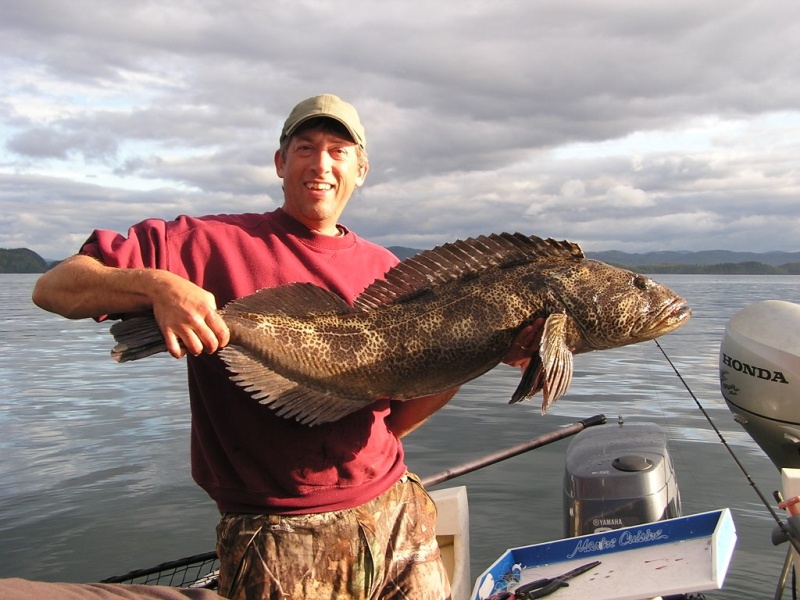 Me and my favorite fish in the Queen Charlotte Strait June 08