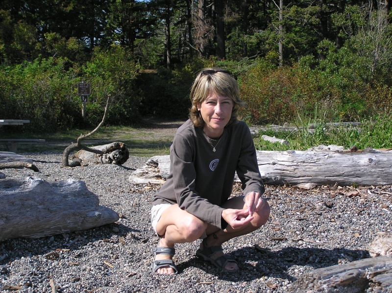 Meredith on Sucia Island; 2007