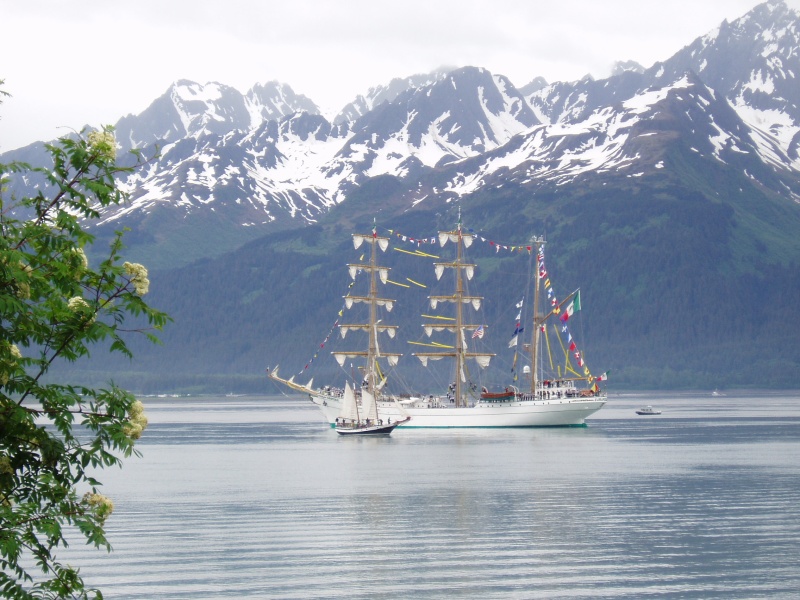 Mexican Ship Preparing to Leave Seward