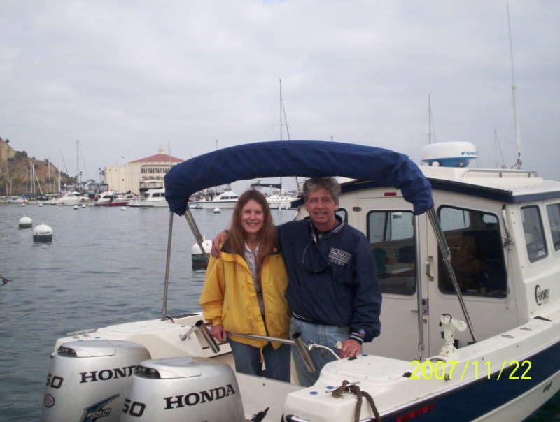 Michael and Sona McCoy at Avalon Harbor