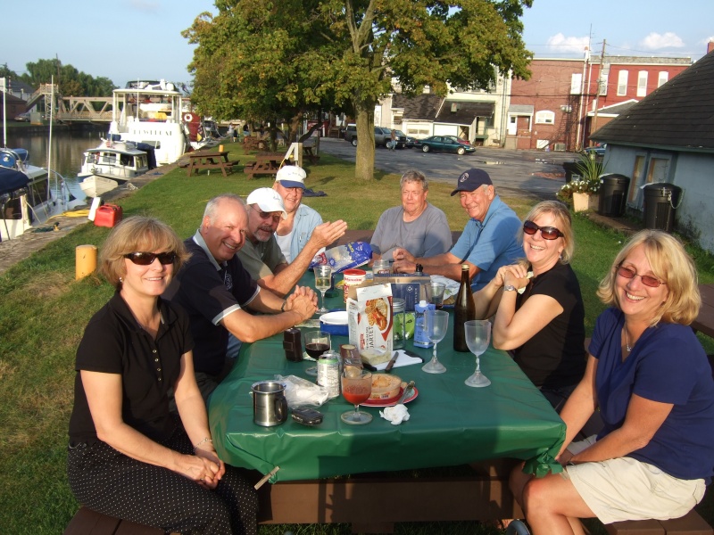 Middleport sundowners just after a 10 min downpour.