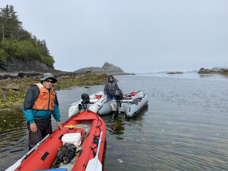 Mike & Bill on our way to dry pass