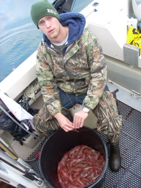 Mike & Bucket O Shrimp