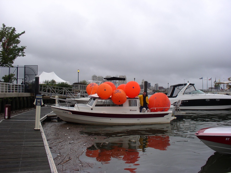 (Minnow) More flotation? No, we set the course and clocked the distance.