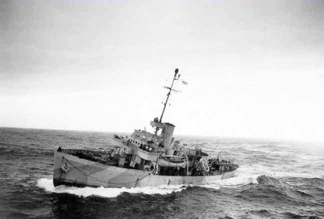 Mohawk on statation in the North Atlantic 1935-2