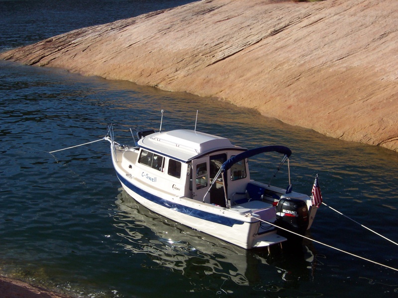 Monday morning west side of main channel south of Forgotten Canyon 9-2-13.