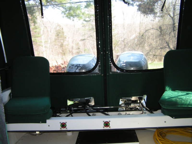 motor controls opening on the camper enclosure, nice feature