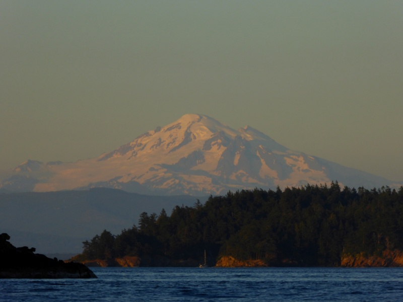 Mount Baker sunset Saturday night