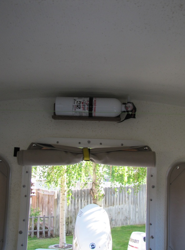 Moved the fire extinguiser from under the sink.