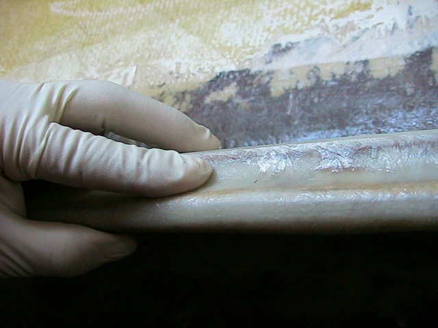 much resin was formed by hand to get this smooth final fit