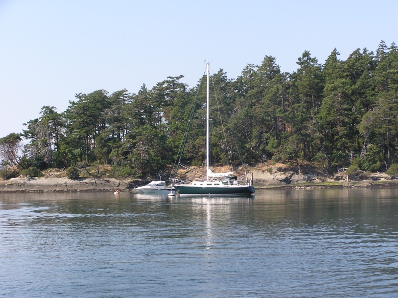 My brother's sailboat; a Tarton 30 from New Zealand.