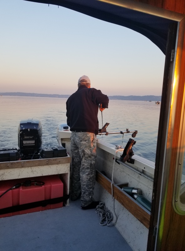 My neighbor realizing what a real boat is...