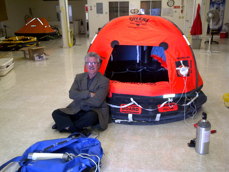 "My Other Boat" is a Givens Survival Raft