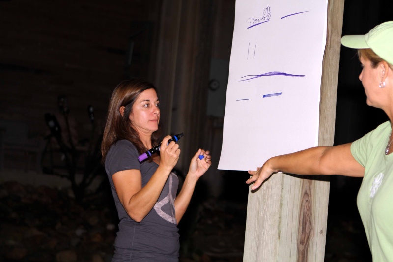 Nancy does Pictionary