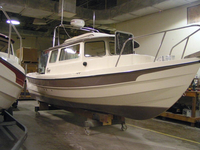 New boat getting rigged