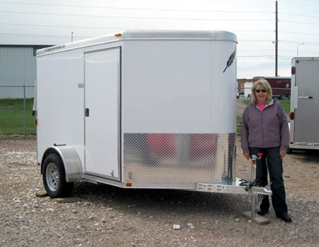 New cargo trailer for the motorcycle