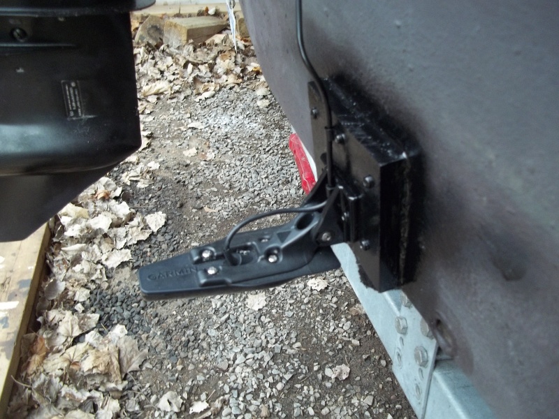 New Garmin Transducer Down View Side View