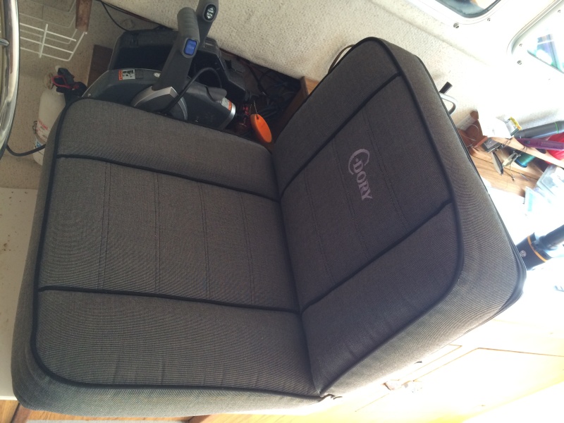 new seat overhangs a little due to motor controls but not enought to affect anything yet...