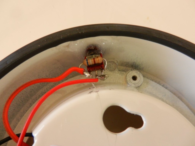 New switch with dimming resistor added