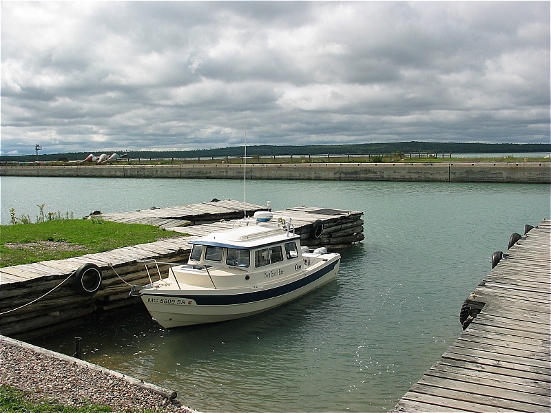 NFH at Lime Island, old piers