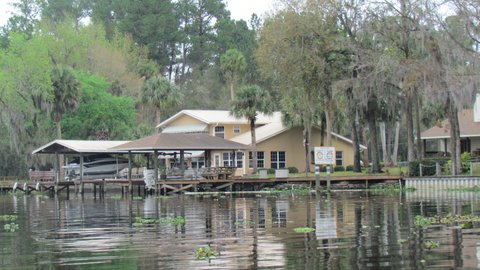 nice river front home
