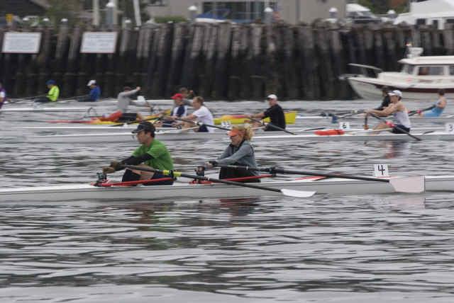 North American Open Water Rowing Association, at the starting line, June 18, 2011