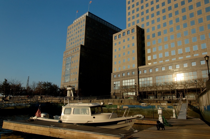 North Cove Marina in December, no other boats