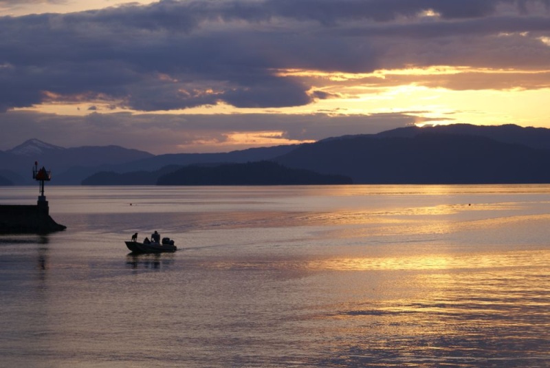 Northbound-DSC06460 Wrangell - Sunset