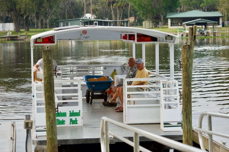 Nothing is easy--and there had to be a special run of the ferry after hours to bring the Public chicken to the Island.