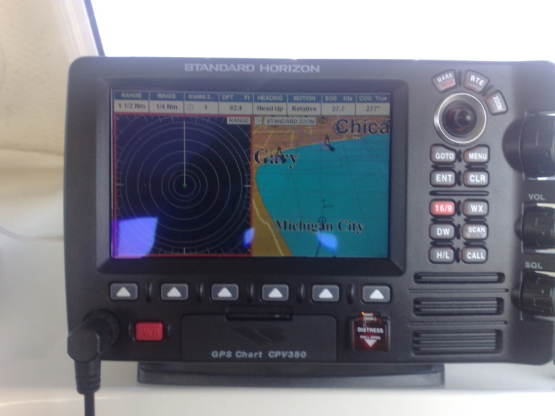 Nothing on the radar and the Cd 25 pushing30 knots with the Df 200
A no worries day on the way to Chicago