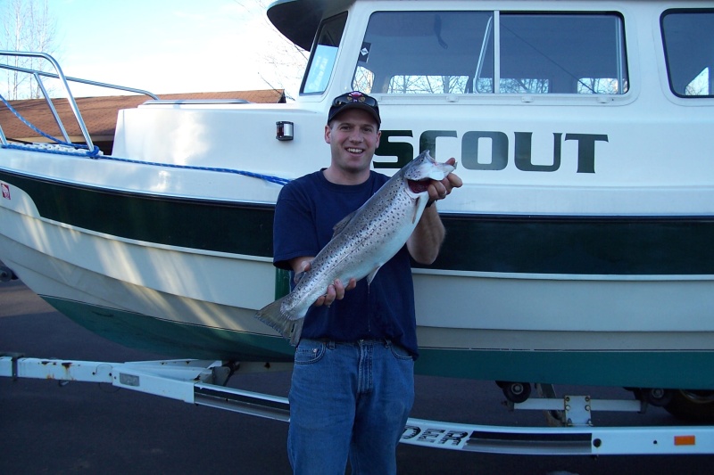 Nov. 11th 26" Brown trout about 10lbs
First solo fishing trip.