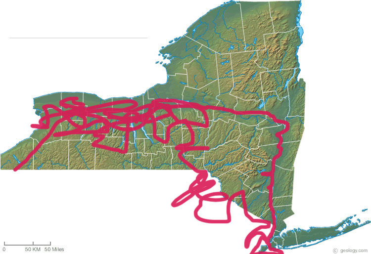 NY map for my buddy, Pat